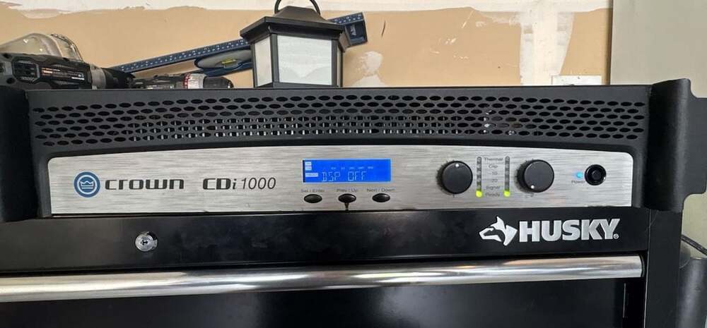 Crown CDi 1000 Power Amplifier, TESTED